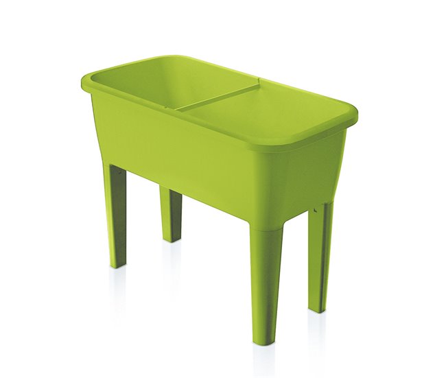 Conforama Huerto Urbano Con Invernadero De 52 Litros En Polipropileno 77 X 38 X 82 Cm Color Pistacho