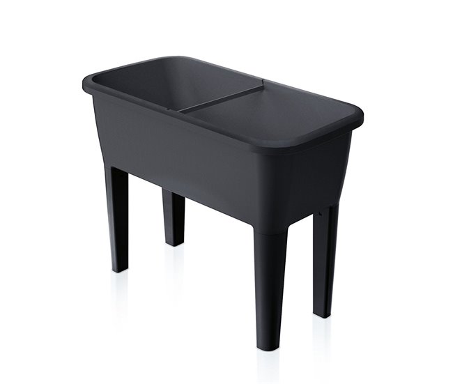 Conforama Huerto Urbano Con Invernadero De 52 Litros En Polipropileno 77 X 38 X 82 Cm Color Antracita