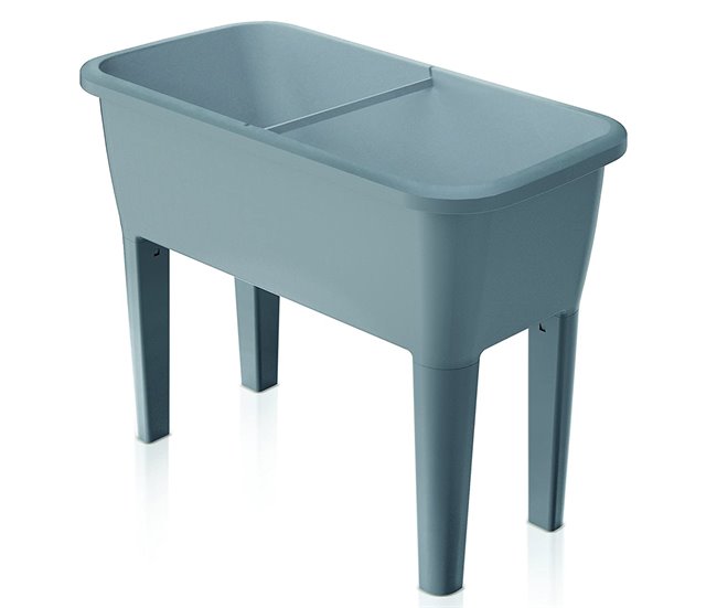 Conforama Huerto Urbano Con Invernadero De 52 Litros En Polipropileno 77 X 38 X 82 Cm Color Gris