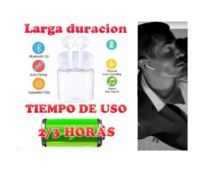 Conforama I7MINI Auriculares Inalambricos Bluetooth Bluetooth Blanco