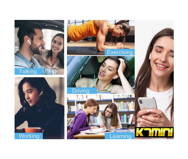 Conforama I7MINI Auriculares Inalambricos Bluetooth Bluetooth Blanco