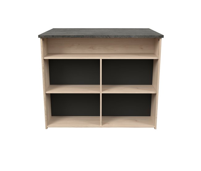 Conforama Isla Central FUMAY De 109 4cm Con 4 Huecos