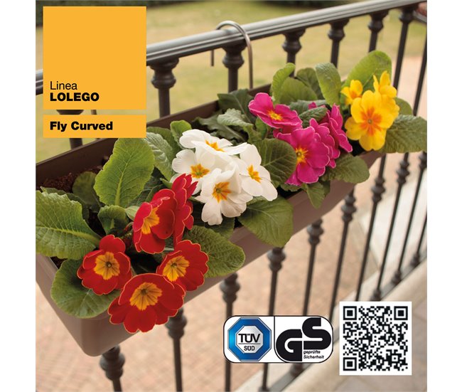 Conforama Jardinera 50 Cm Con Soporte De Fijación Curvo