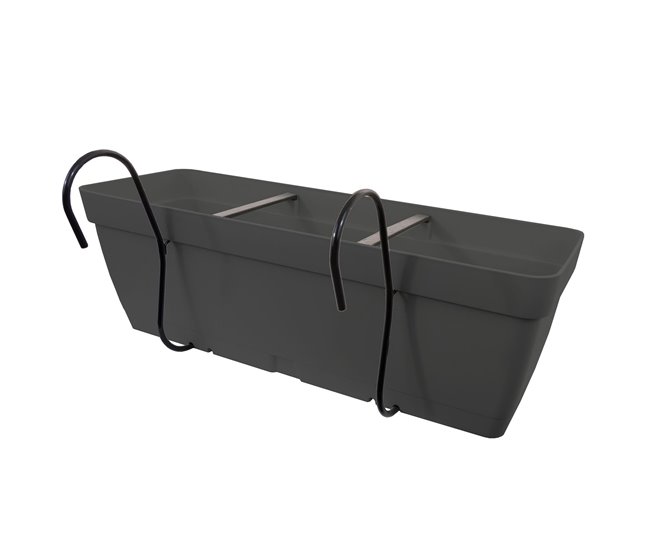 Conforama Jardinera 50 cm con soporte de fijación curvo
