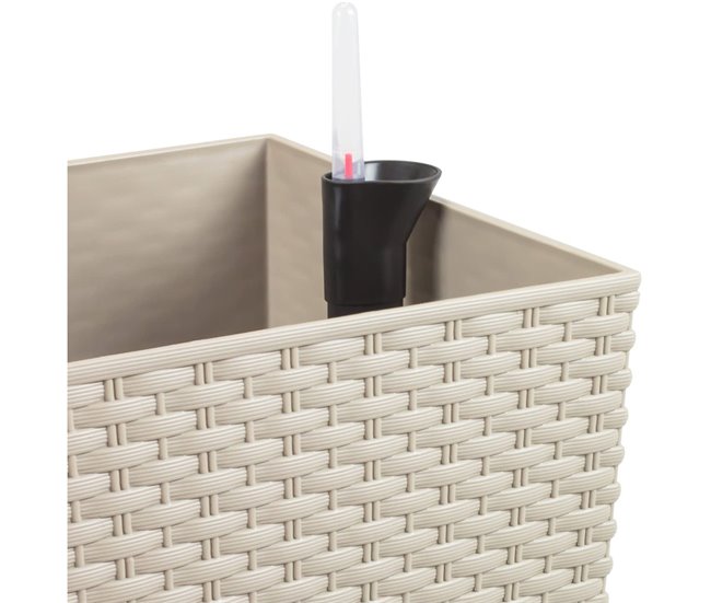 Conforama Jardinera C/ Patas Mod. Rato Jh 600. C/autorriego 60x25x46cm. Blanco