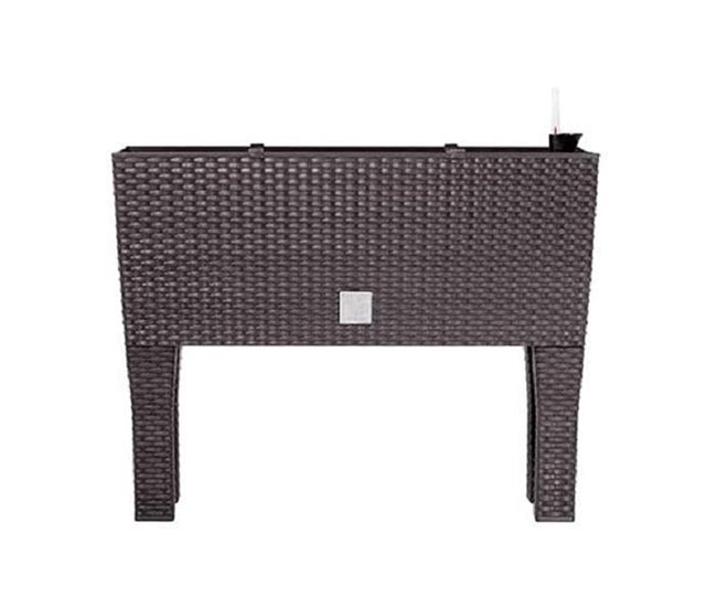 Conforama Jardinera c/patas mod. rato jh 600. c/autorriego 60x25x46cm. chocolate