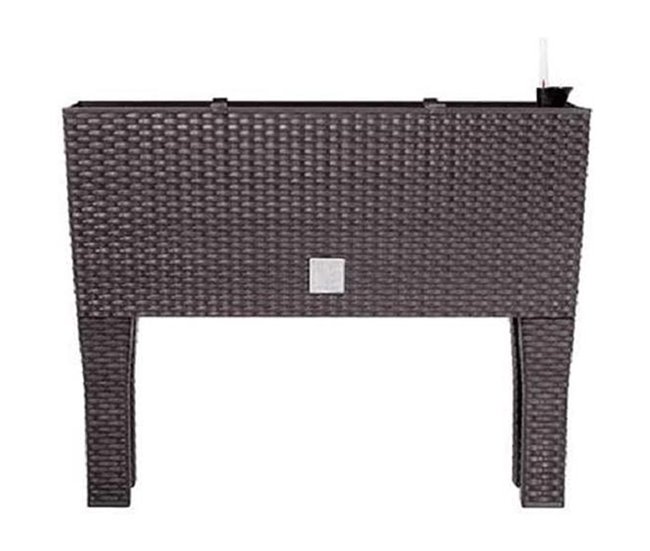 Conforama Jardinera c/patas mod. rato jh 600. c/autorriego 60x25x46cm. antracita