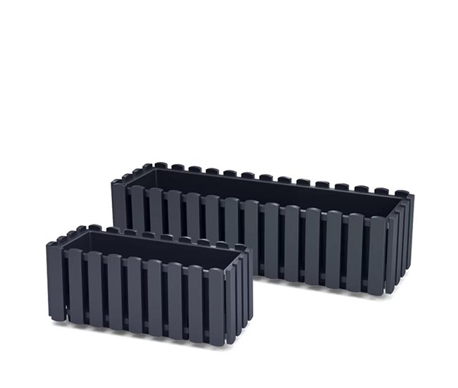 Conforama Jardinera Para Balcón BOARDEE FENCYCASE Dimensiones (mm) 580x180x162 Color Antracita
