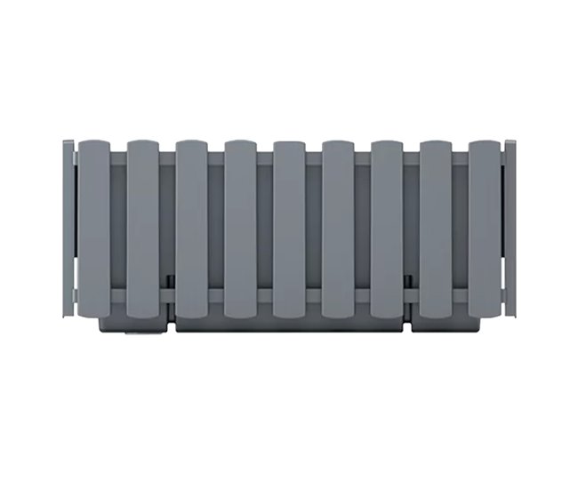 Conforama Jardinera para balcón BOARDEE FENCYCASE dimensiones (mm) 580x180x162 color Gris piedra