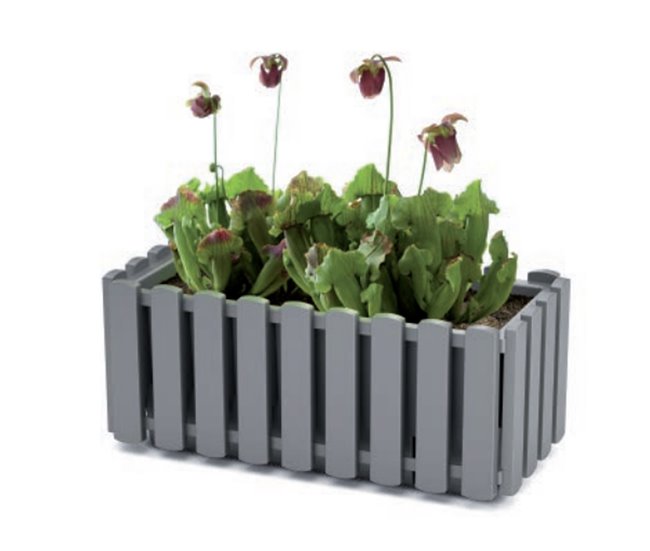 Conforama Jardinera Para Balcón BOARDEE FENCYCASE Dimensiones (mm) 380x180x162 Color Blanco