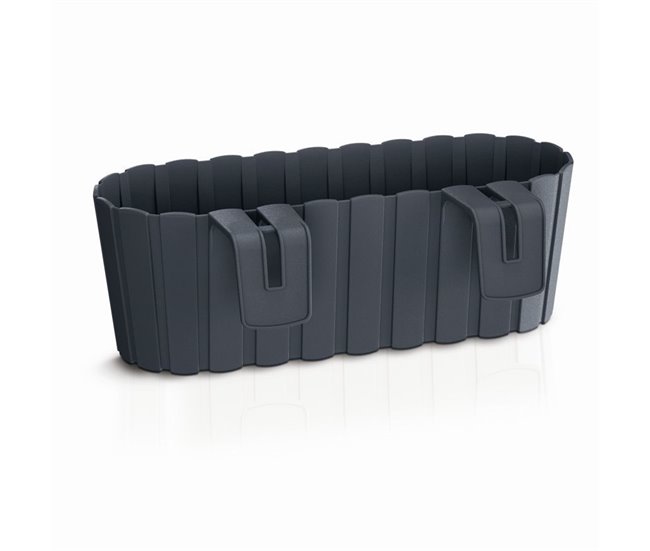 Conforama Jardinera para balcón BOARDEE HOOK 4 9L. dimensiones (mm) 383x212x130 color Antracita