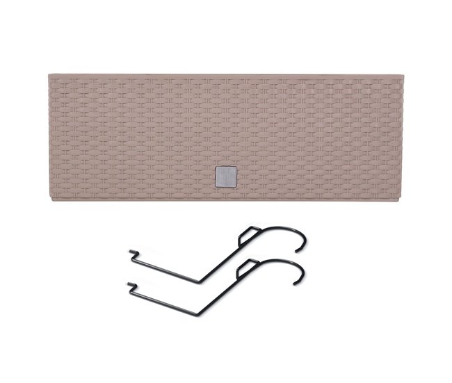 Conforama Jardinera Para Balcón Rato Case W Dimensiones (Mm) 580X180X195 Color Mocca