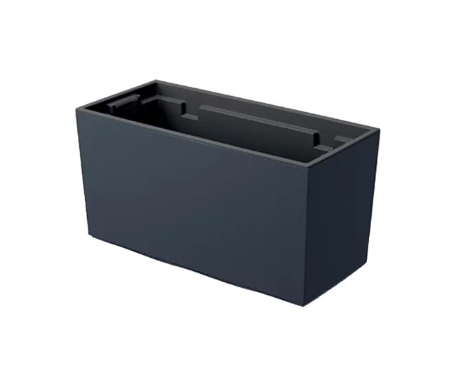 Conforama Jardinera Para Balcón Urbi Case Dimensiones (Mm) 395X185X195 Color Antracita