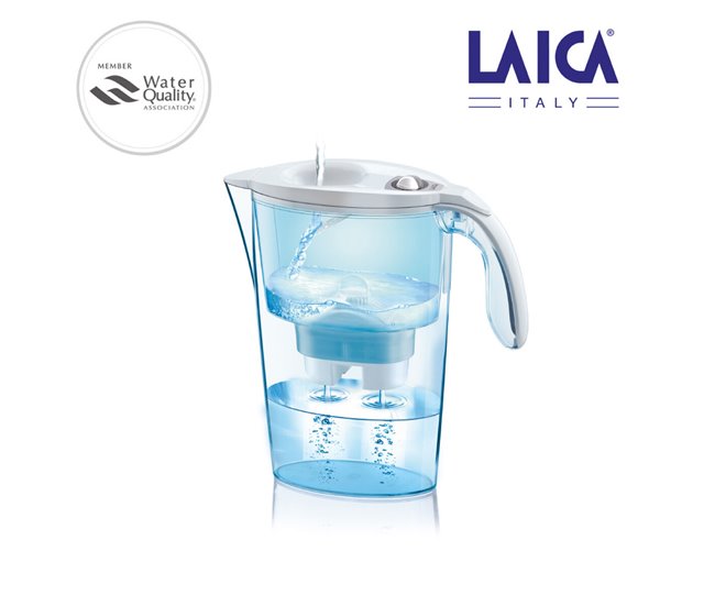 Conforama Jarra Filtrante LAICA Stream J31-CC Blanco Transparente 2 3 L Polipropileno