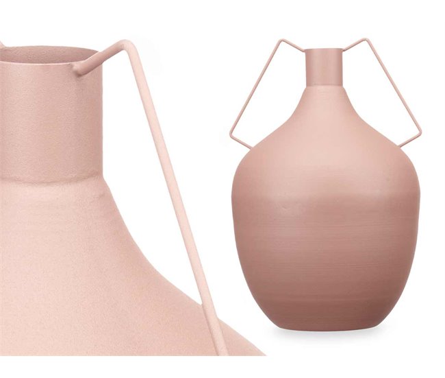 Conforama Jarrón BOTELLAN En Acero 40cm Color Arena Pastel Marca CONFORAMA