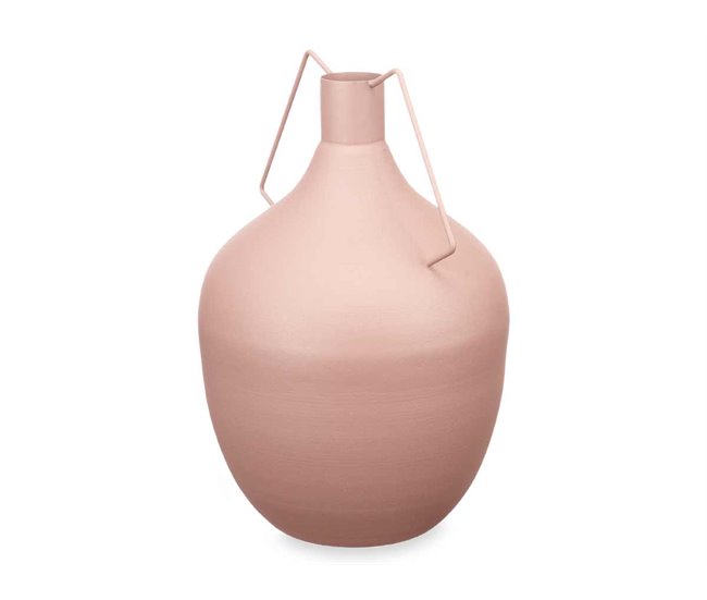 Conforama Jarrón BOTELLAN en acero 40cm color Arena pastel marca CONFORAMA