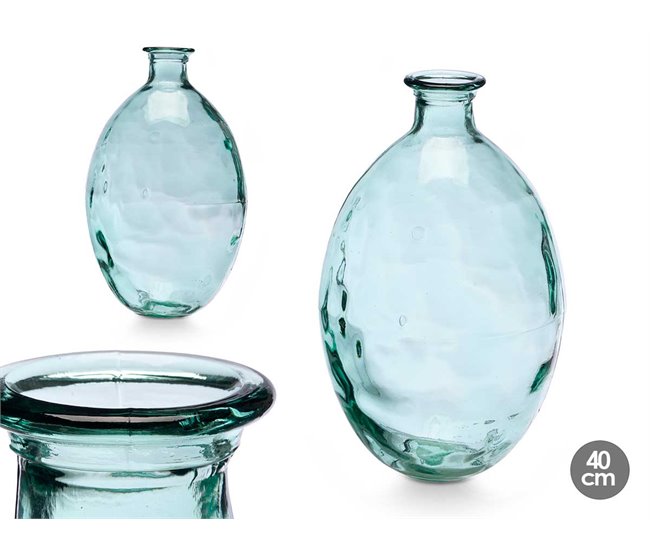 Conforama Jarrón Decorativo RAYADO 42x25x25cm Mrca CONFORAMA