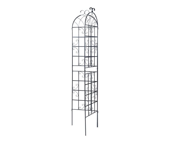 Conforama Juego De 2 Enrejados De Jardín Barrea Acero 180x102cm - Negro [casa.pro]