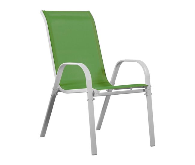 Conforama Juego De 2 Sillas Jardín Textileno "Cordoba" - Phoenix - Verde