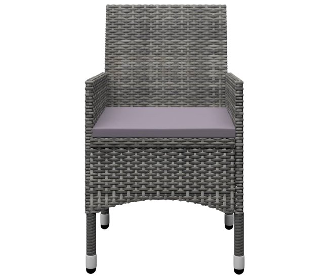 Conforama Juego De Comedor De Jardin De 5 Piezas Gris