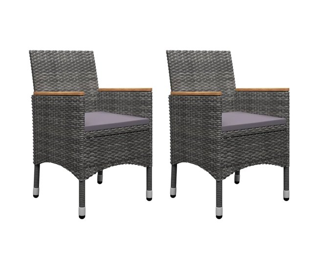 Conforama Juego De Comedor De Jardin De 5 Piezas Gris