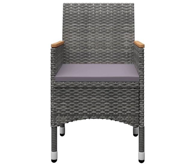 Conforama Juego De Comedor De Jardin De 5 Piezas Gris