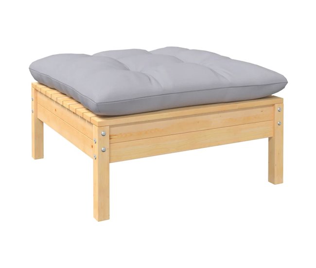 Conforama Juego De Muebles De Jardin 5 Piezas Y Cojines Madera Maciza Pino