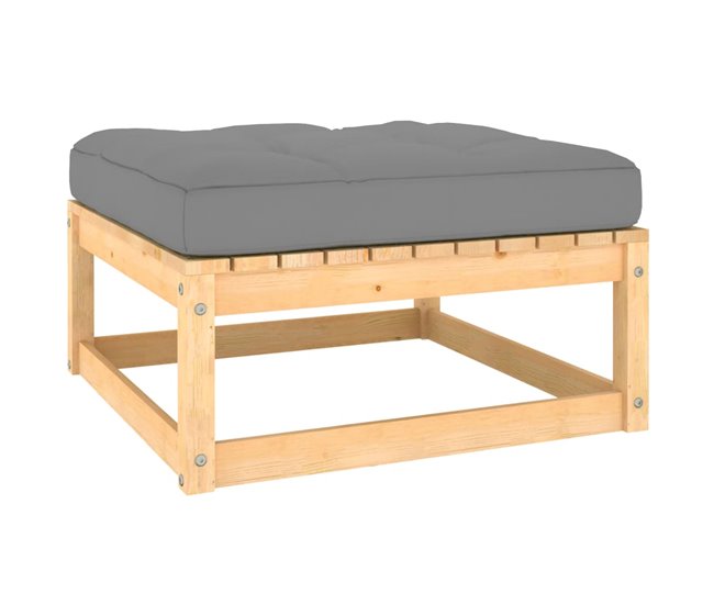 Conforama Juego De Muebles De Jardín 5 Pzas Y Cojines Madera Pino Maciza