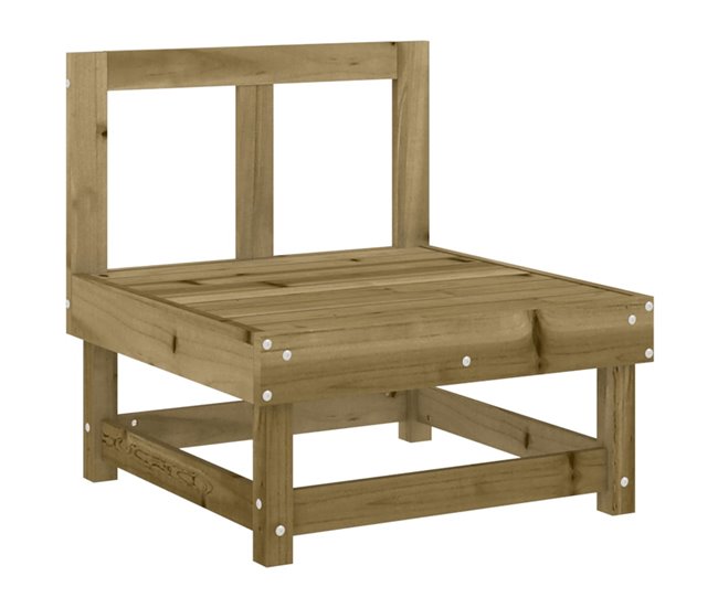 Conforama Juego De Muebles De Jardin 7 Piezas Madera De Pino Impregnada