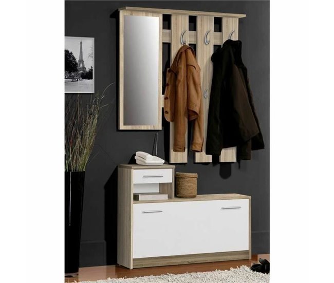 Conforama Juego De Muebles Pili Blanco 97 5 X 180 X 25 Cm