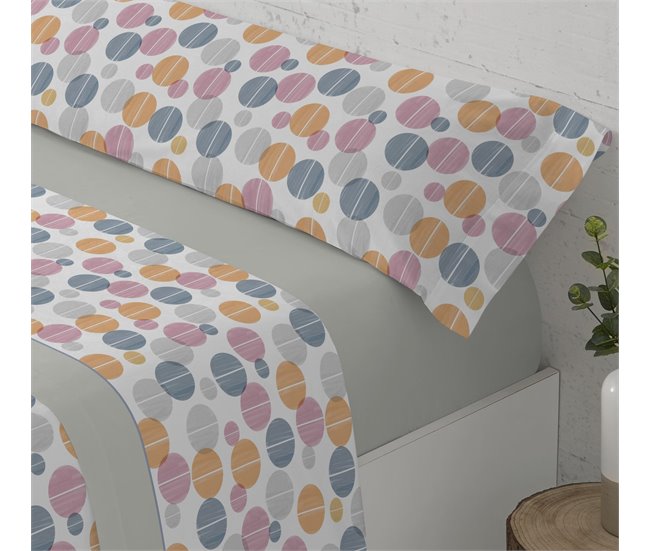 Conforama Juego De Sábanas Tres Piezas Cama De 90cm Celara Gris Donegal