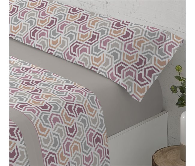 Conforama Juego De Sábanas Tres Piezas Cama De 90cm Diania Beige Donegal
