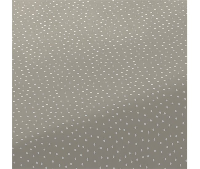 Conforama Juego De Sábanas Tres Piezas Cama De 90cm Lunares Beige Donegal