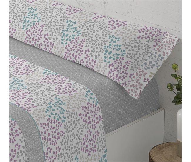 Conforama Juego De Sábanas Tres Piezas Cama De 90cm Slen Gris Donegal