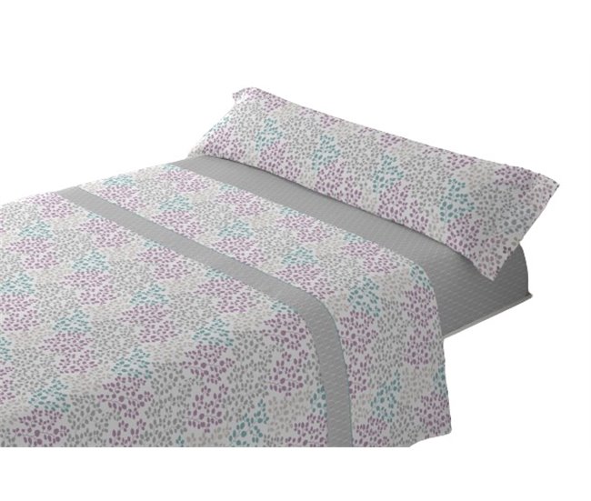 Conforama Juego De Sábanas Tres Piezas Cama de 90cm Slen Gris Donegal