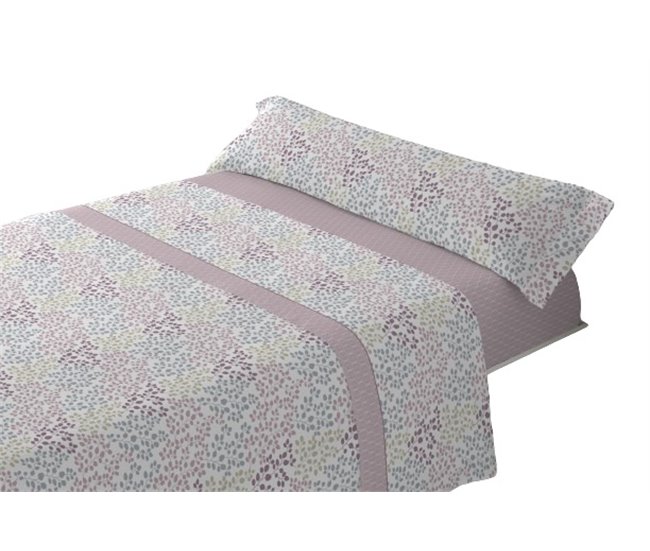 Conforama Juego De Sábanas Tres Piezas Cama de 90cm Slen Rosa Donegal