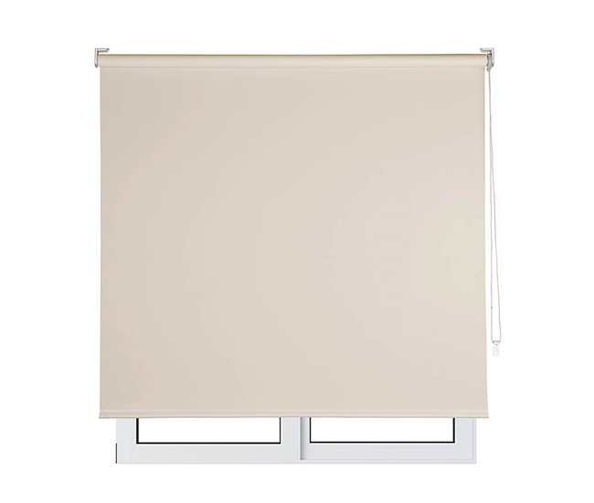 Conforama KAATEN Classic Estor Enrollable Translúcido | Medidas 105x250 | Color Ivory | Fabricado en Europa | Garantía 3 años