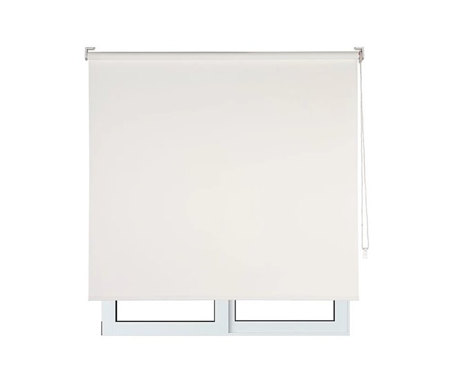 Conforama KAATEN Colors Estor Enrollable Opaco Oscurante | Medidas 135x250 | Color: Blanco (White) | Fabricado en Europa | Garantía 3 años