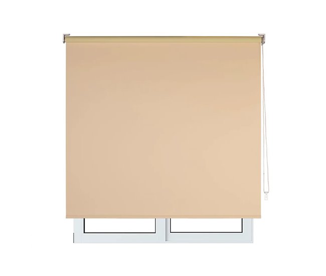 Conforama KAATEN Colors Estor Enrollable Opaco Oscurante | Medidas 120x250 | Color: Beige (Apricot) | Fabricado en Europa | Garantía 3 años