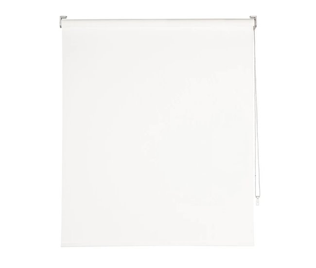 Conforama KAATEN Estor Enrollable Screen | Apertura 10% | Medidas 105x250 | Color: Blanco | Fabricado En Europa | Garantía 3 Años