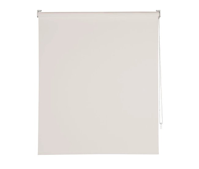 Conforama KAATEN Estor Enrollable Screen | Apertura 10% | Medidas 105x250 | Color: Blanco Lino | Fabricado En Europa | Garantía 3 Años