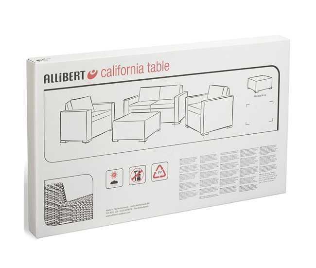 Conforama Keter Mesa De Jardín California Grafito 197421