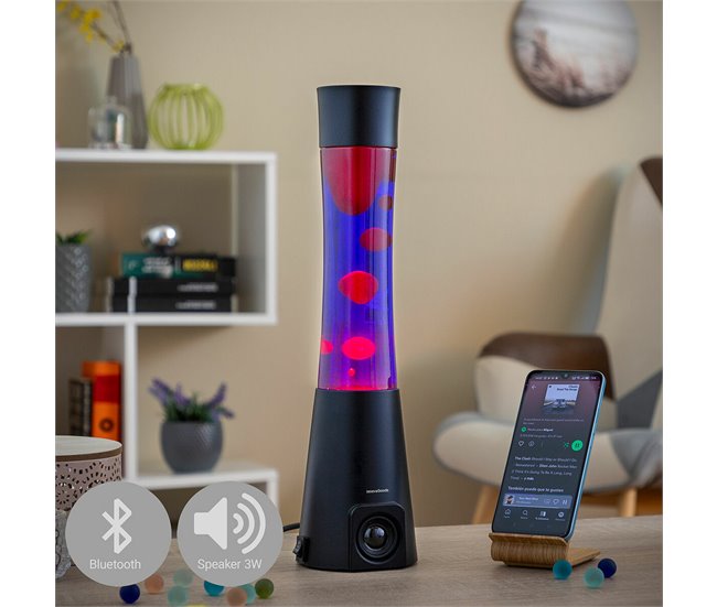 Conforama Lámpara De Lava Con Altavoz Maglamp InnovaGoods