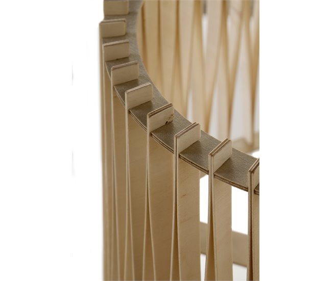 Conforama Lámpara De Sobremesa De Madera Con Base De Metal