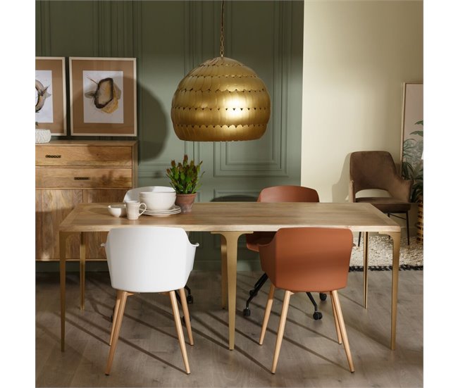 Conforama Lámpara De Techo 62 X 62 X 47 Cm Cobre Hierro 220 V 40 W 240 V