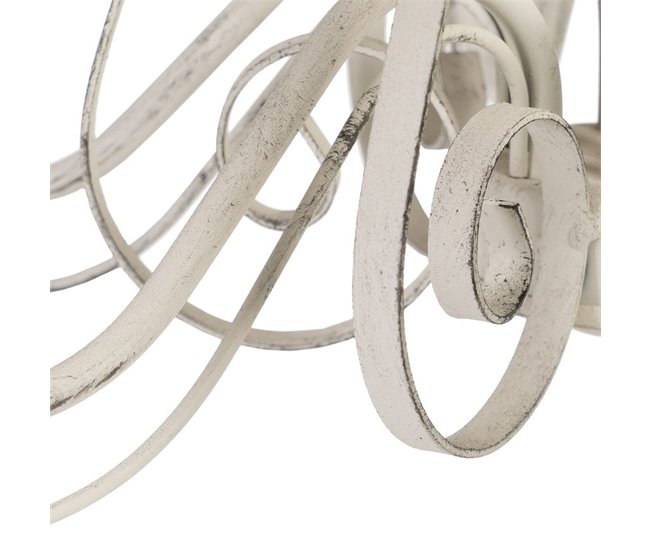 Conforama Lámpara De Techo 63 X 63 X 102 Cm Metal Taupé Hierro Vintage