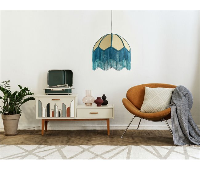 Conforama Lámpara De Techo Azul/natural 192 Cm MILAGRO