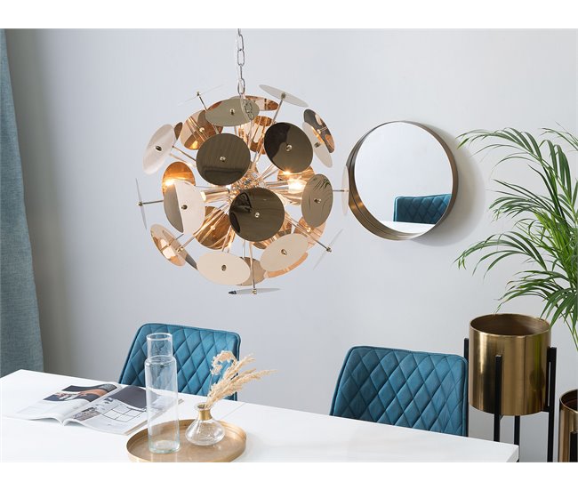 Conforama Lámpara De Techo De Metal Cobrizo 50 Cm ZAMBEZI