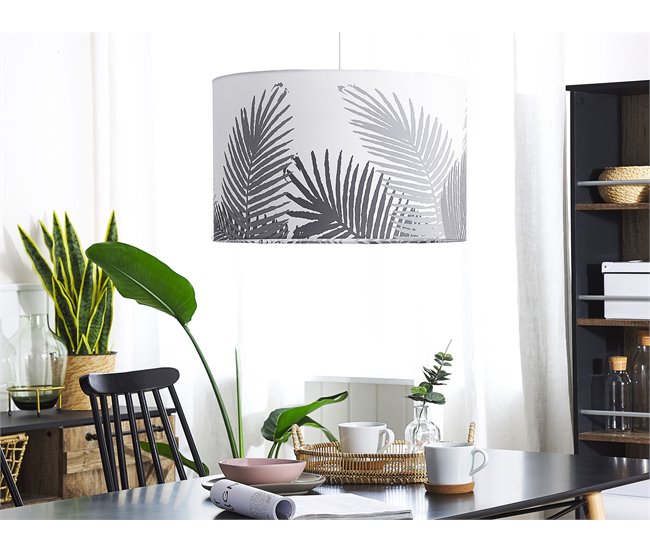 Conforama Lámpara De Techo Gris/blanco 157 Cm ZILLER