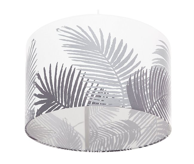 Conforama Lámpara de techo gris/blanco 157 cm ZILLER